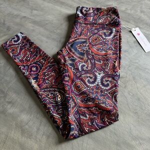 Kiragrace paisley print yoga leggings Medium